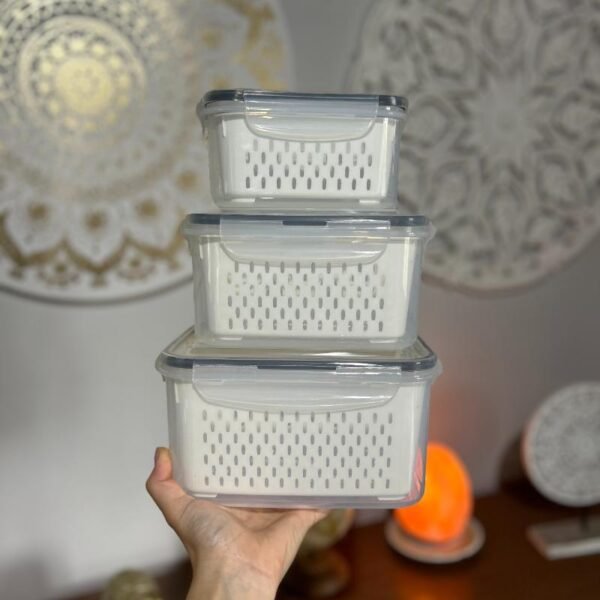 Tupper De Heladera 3pcs