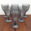 Set x6 Copas gris humo (vidrio)