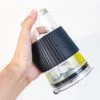 Vaso de vidrio con sorbito de vidrio 450ml