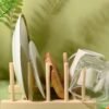 Organizador de madera 4 divisiones