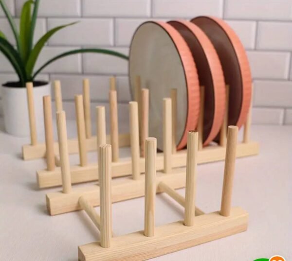 Organizador de madera 4 divisiones