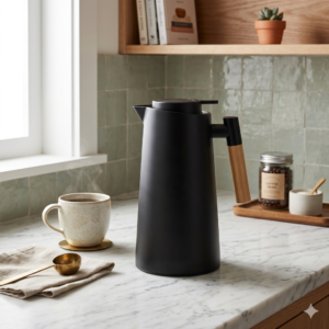 Jarra térmica con asa bambú