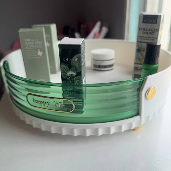 Organizador giratorio verde