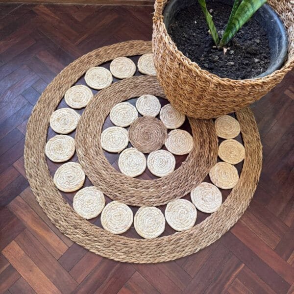 Alfombra de yute 80cm