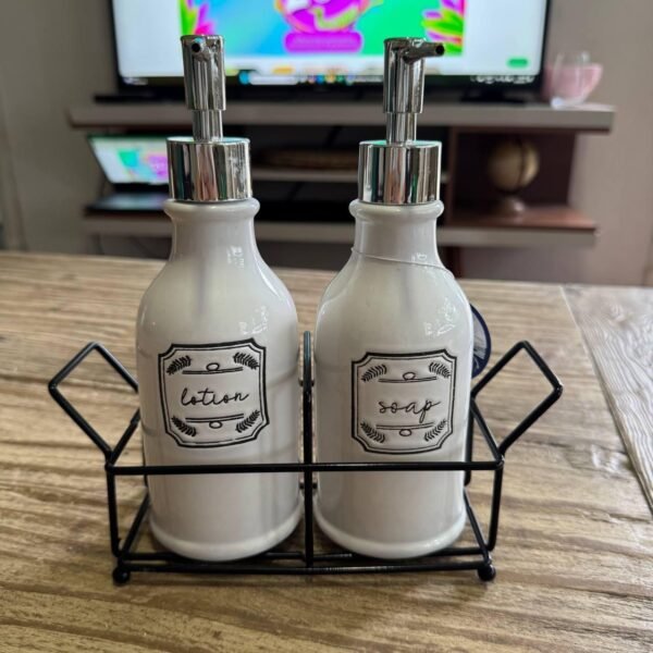 Set dispensador para jabÃ³n