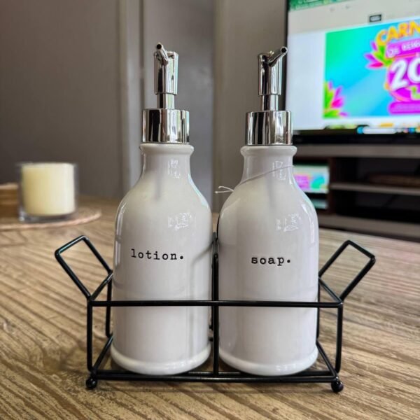 Set dispensador para jabÃ³n