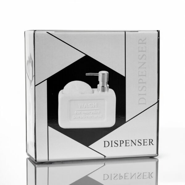 Dispensador de jabÃ³n C/esponja cerÃ¡mica