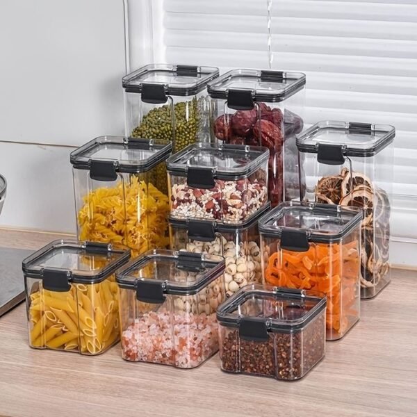 Set x4 frascos cierre hermÃ©tico