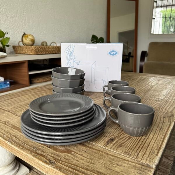 IMG_7390 Juego de vajilla Moira gris 16 piezas