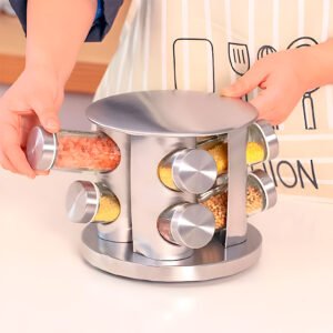 Especiero condimentos Plata 8PZ