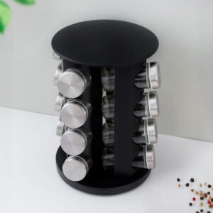 Especiero condimentero Negro 16PZ