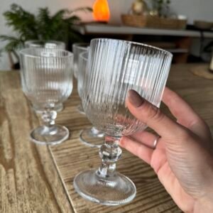 Set x6 copas Silver
