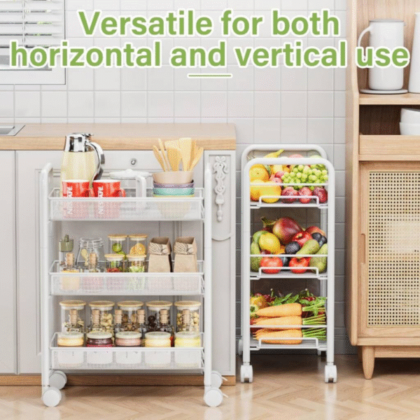 Carro Rejilla 3 Niveles Blanco