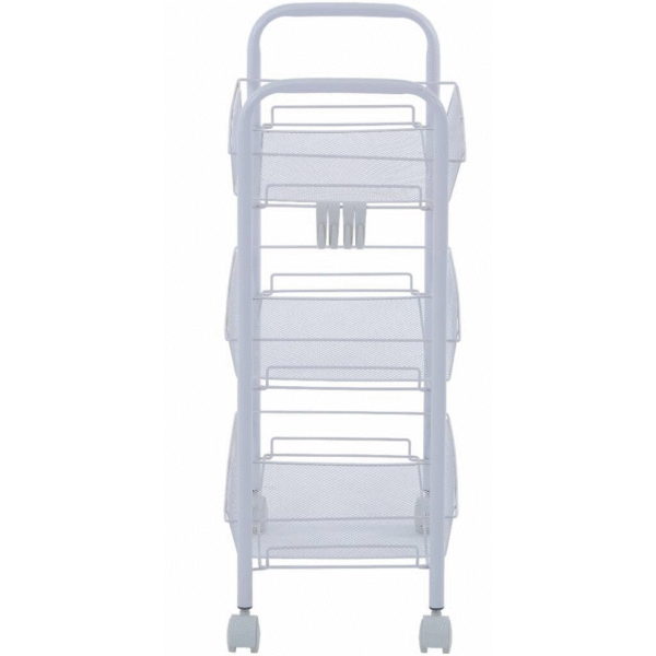 Carro Rejilla 3 Niveles Blanco