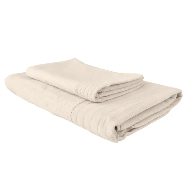 Set x2 toallas de baÃ±o 100% algodÃ³n