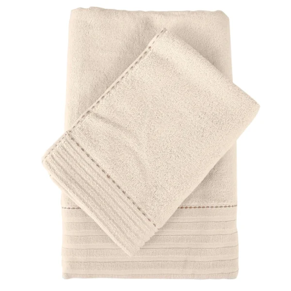 Set x2 toallas de baÃ±o 100% algodÃ³n