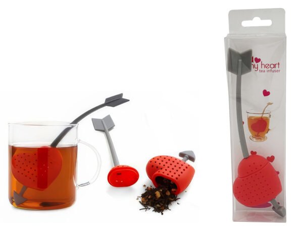 Infusor p/te corazon flechado