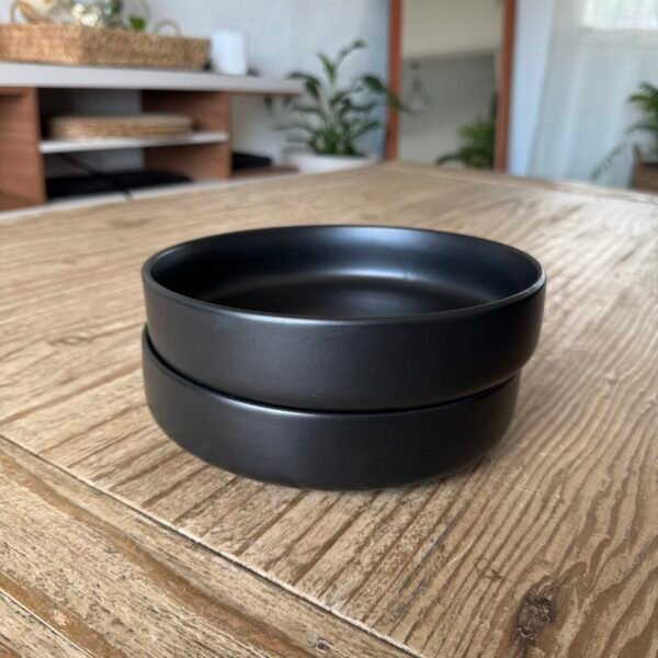 Set x 2 bowl recto negro