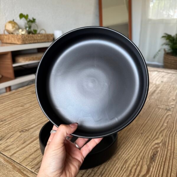 Set x 2 bowl recto negro