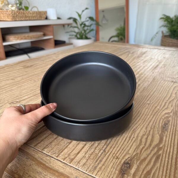 Set x 2 bowl recto negro