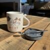 Taza gato con cuchara