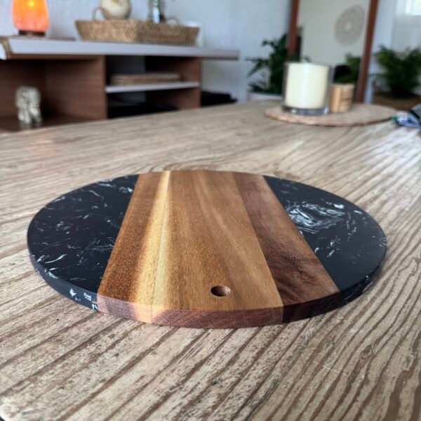 Tabla de picar mármol y madera
