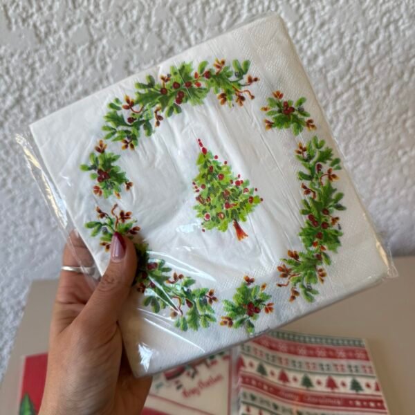 Servilletas de papel navidad