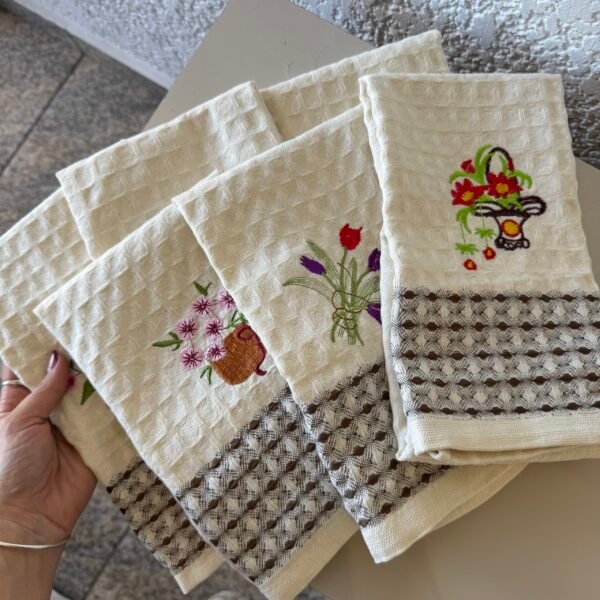 Set x2 repasadores beige