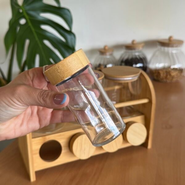 Set especiero x7 bambú