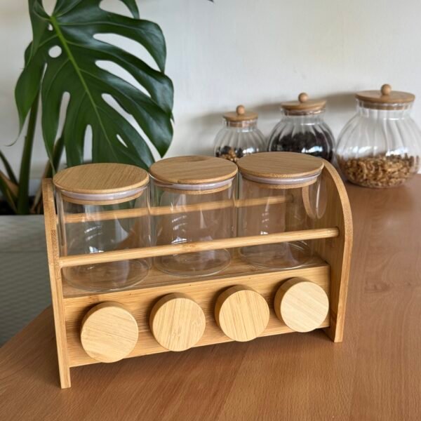 Set especiero x7 bambú