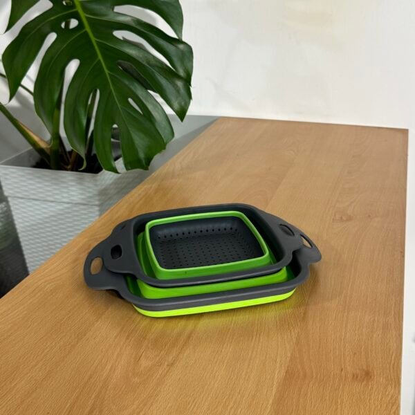 Set x2 colador de plástico extensible