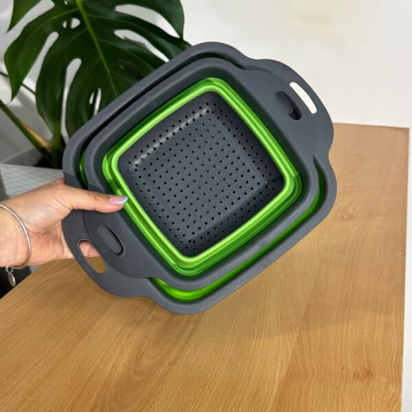 Set x2 colador de plástico extensible