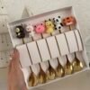 Set x6 cucharas animales
