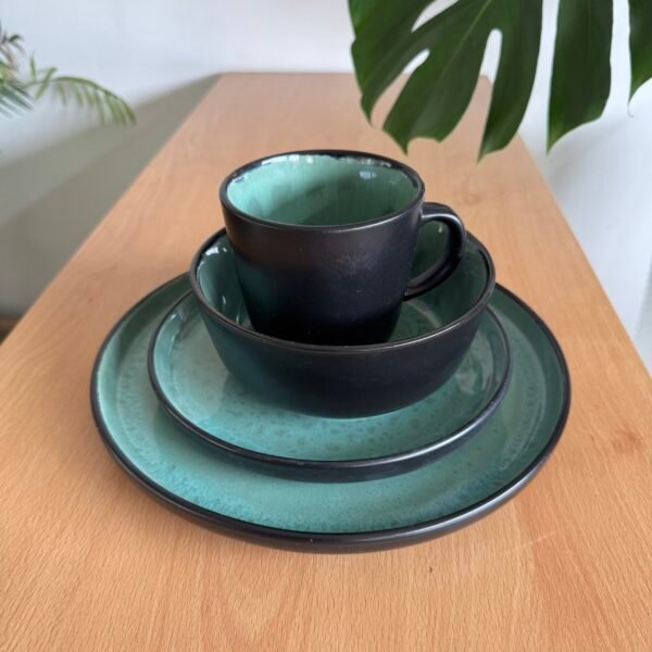 IMG_6043 Juego de vajilla Eclipse verde 16 piezas