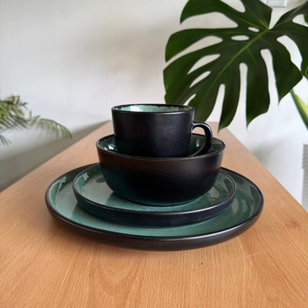 IMG_6044 Juego de vajilla Eclipse verde 16 piezas