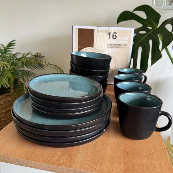 Juego de vajilla Eclipse Azul 16 piezas