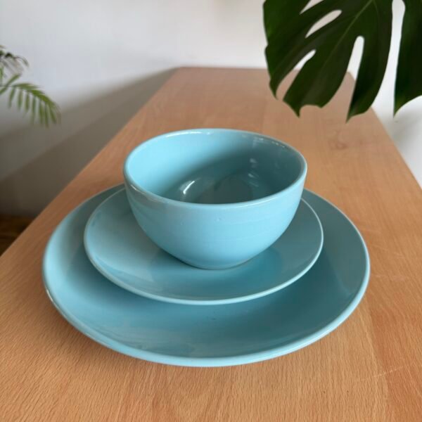 Juego de vajilla 12 piezas cielo