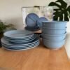 Juego de vajilla 12 piezas piedra