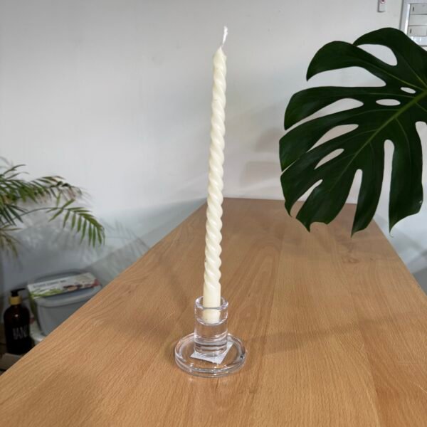 Porta velas de vidrio