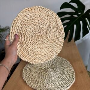 Set x4 individuales tejidos de ratan