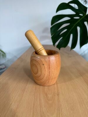 Mortero de madera