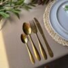 Set de cubiertos Gold 16 piezas