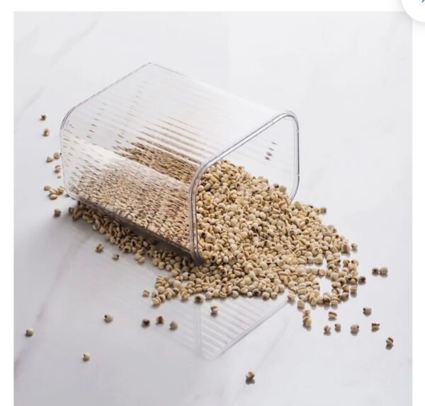 Frasco de acrílico hermético blanco