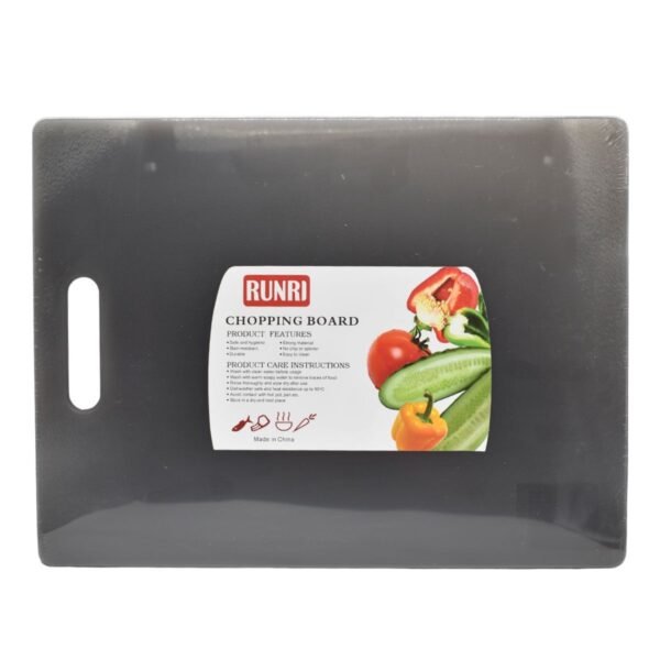 Tabla plastica para picar negro 36X27.5cm