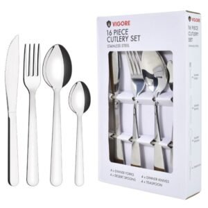 Juego de cubiertos Vigore 16Pcs Plata