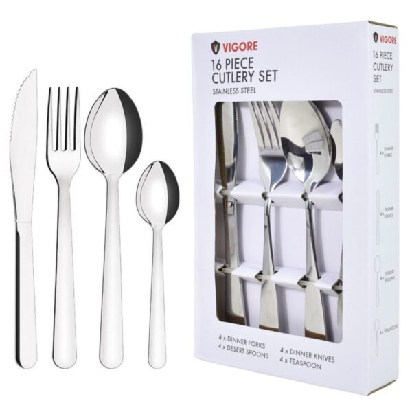 Juego de cubiertos Vigore 16Pcs Plata