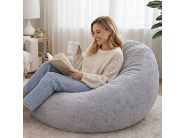 Puf de espuma comprimida