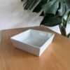 Bowl de ceramica cuadrado borde alto