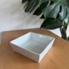 Bowl de ceramica cuadrado borde alto