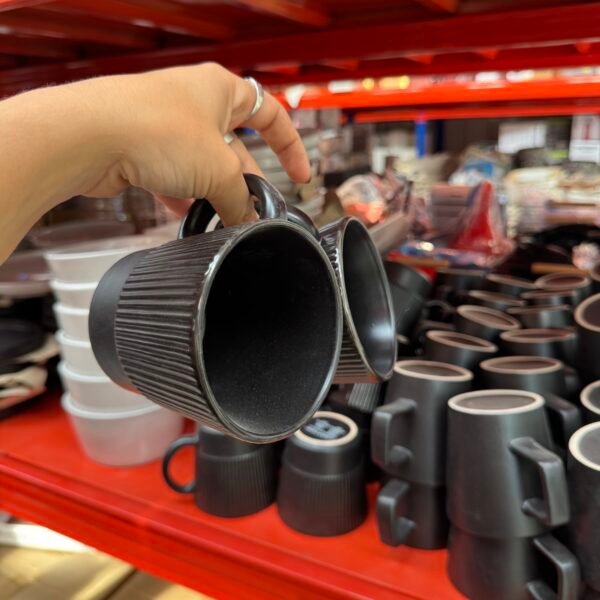 Set X2 tazas Venecia negras